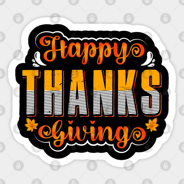 Happy Thanks Giving Sticker by OFM